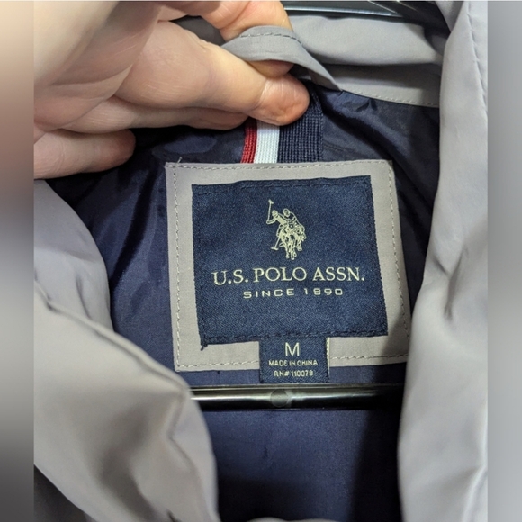 Varsity Bomber Puffer Winter Jacket Men's Size Medium U.S. Polo Assn. - Picture 10 of 13